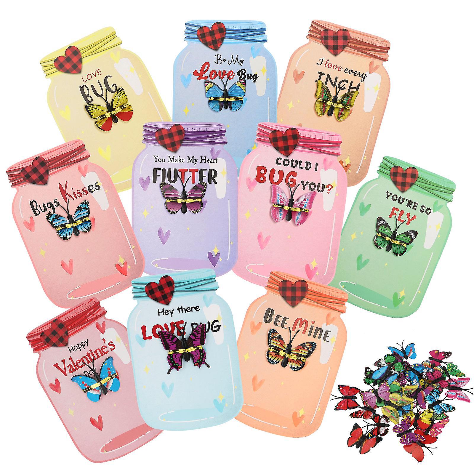 Valentines Day Gifts Cards for Kids Classroom School Exchange Cards