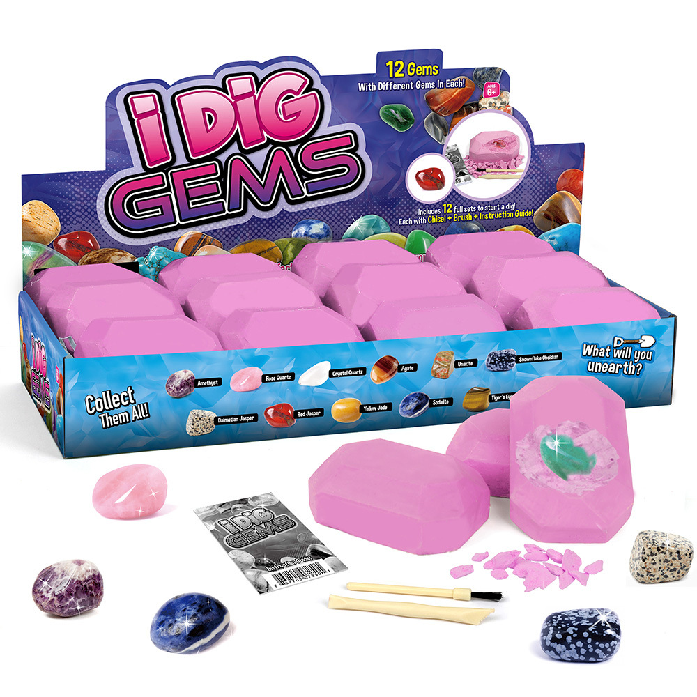 Puzzle Toy-Dinosaur Egg Dig Kit-12 Different Dino Toys
