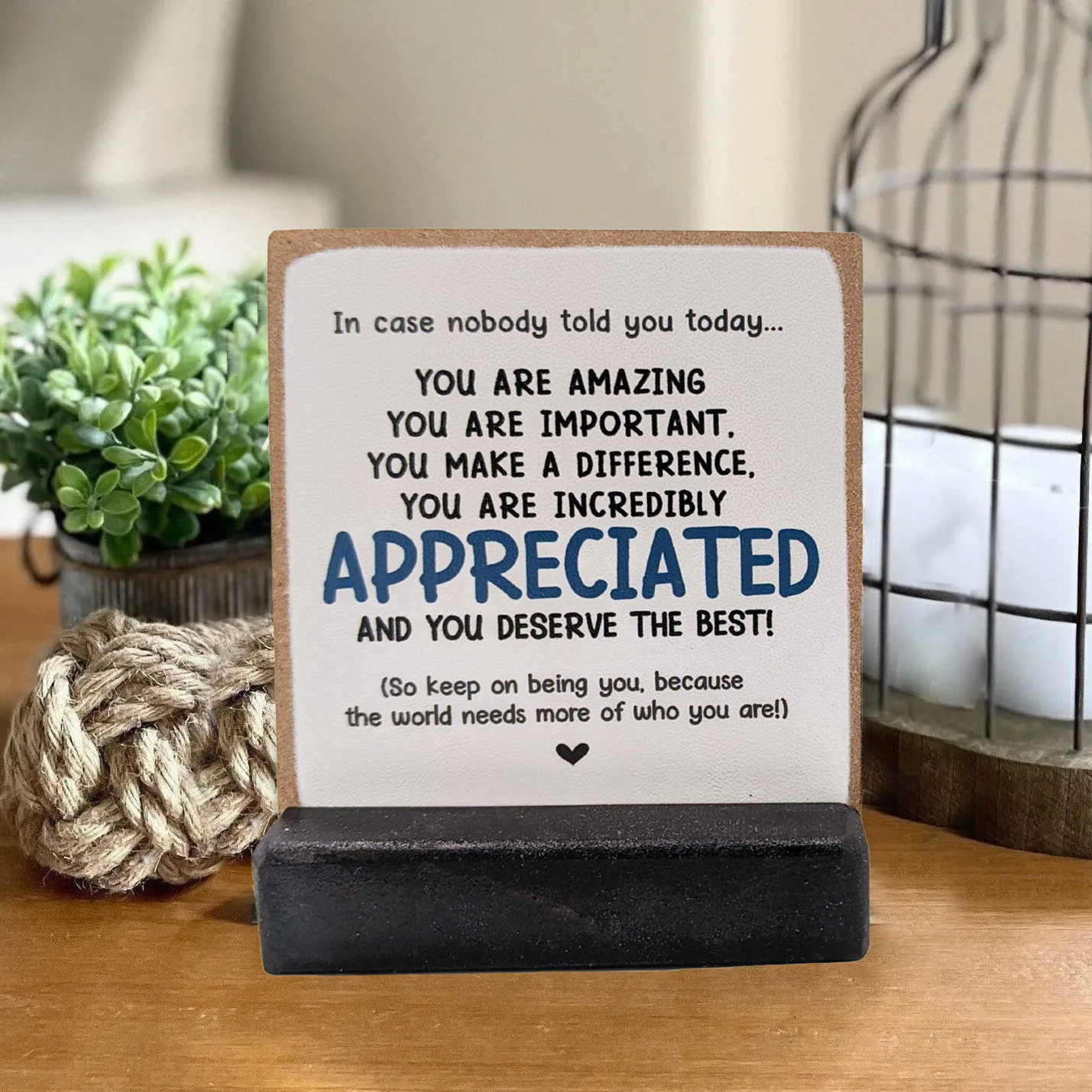 🎁APPRECIATION GIFT-Emotional Support Desk Decor🌞