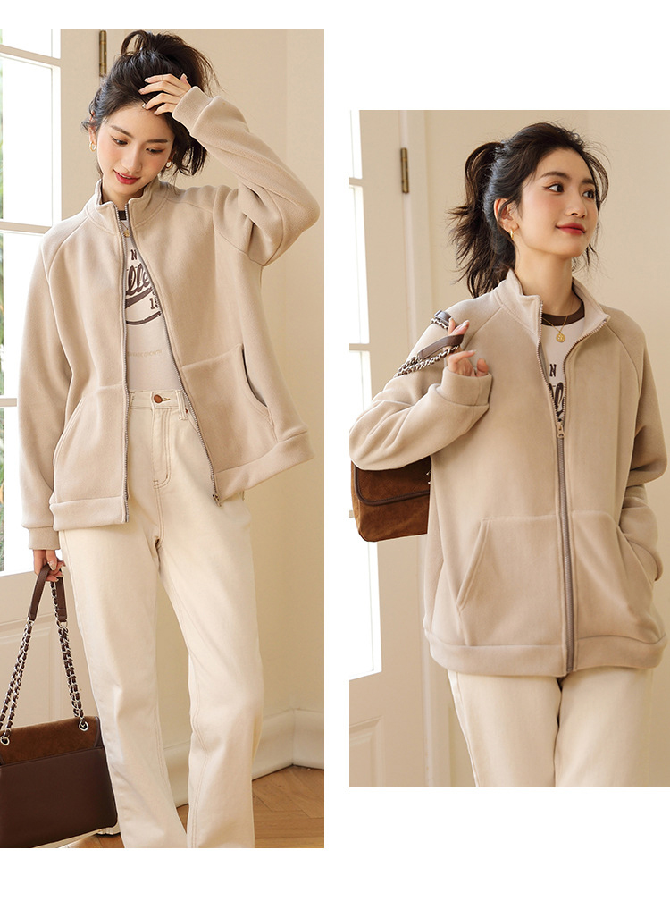 ❄️Shake Fleece Jacket Lamb🐏 - Women's Plush And Thick Cardigan👩