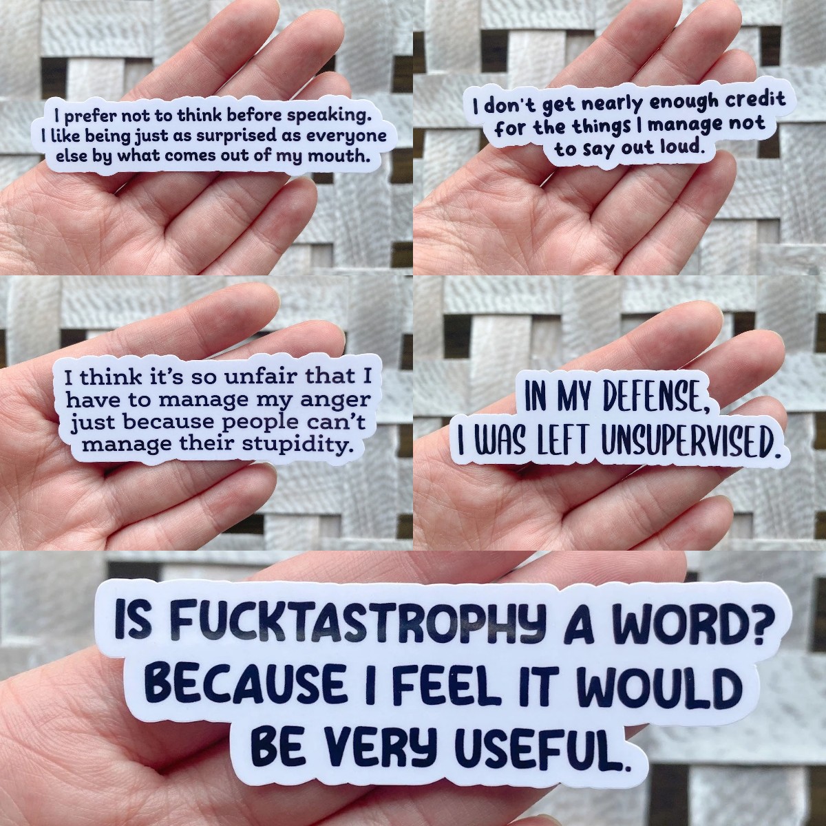 Funny Quote Stickers