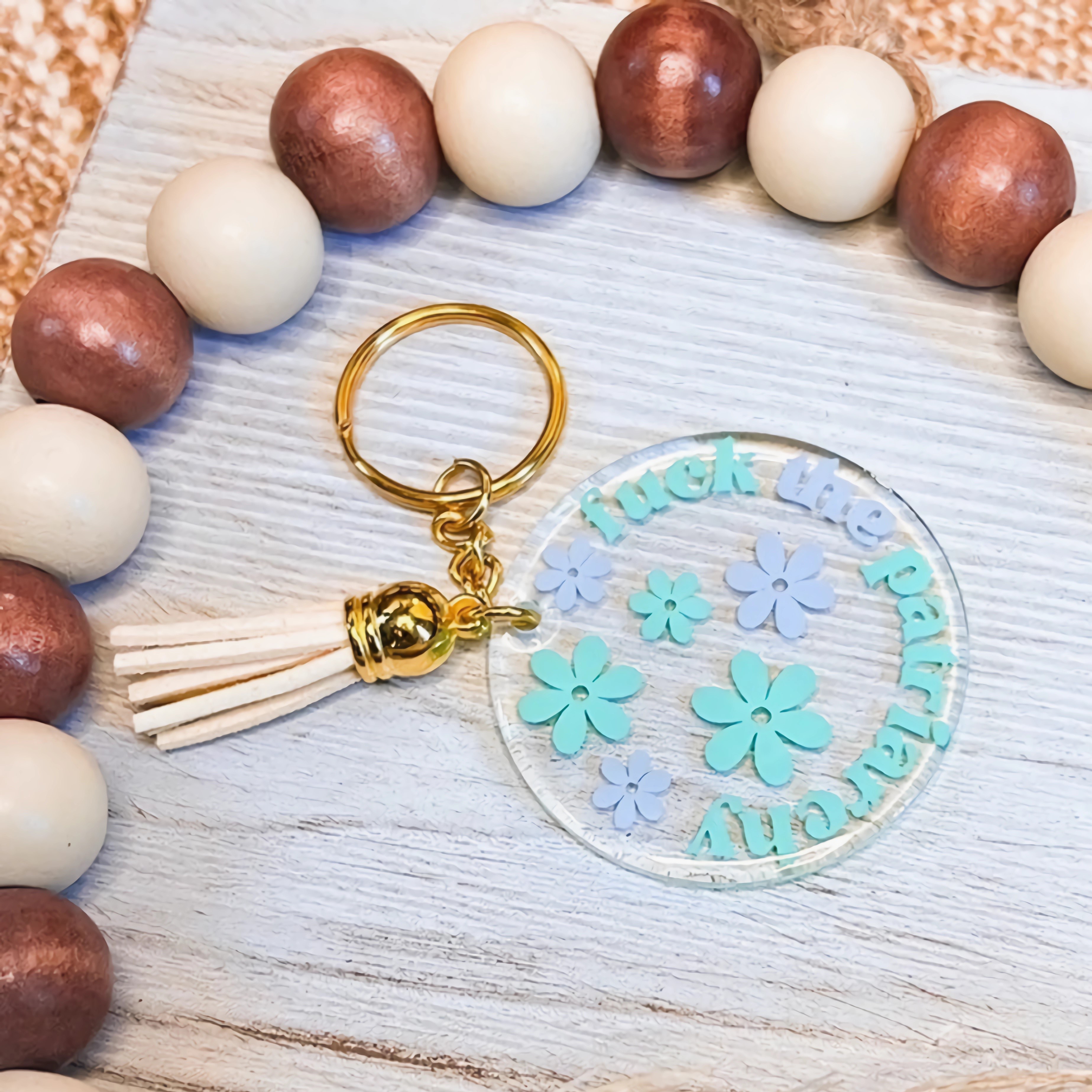 🤣F**k the Patriarchy Acrylic Keychain🎀