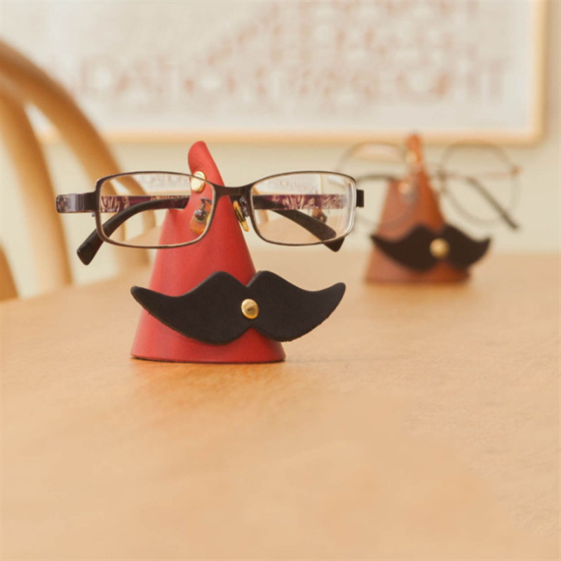 😂Beard Styling - 👓Leather Eyeglass Holder💥