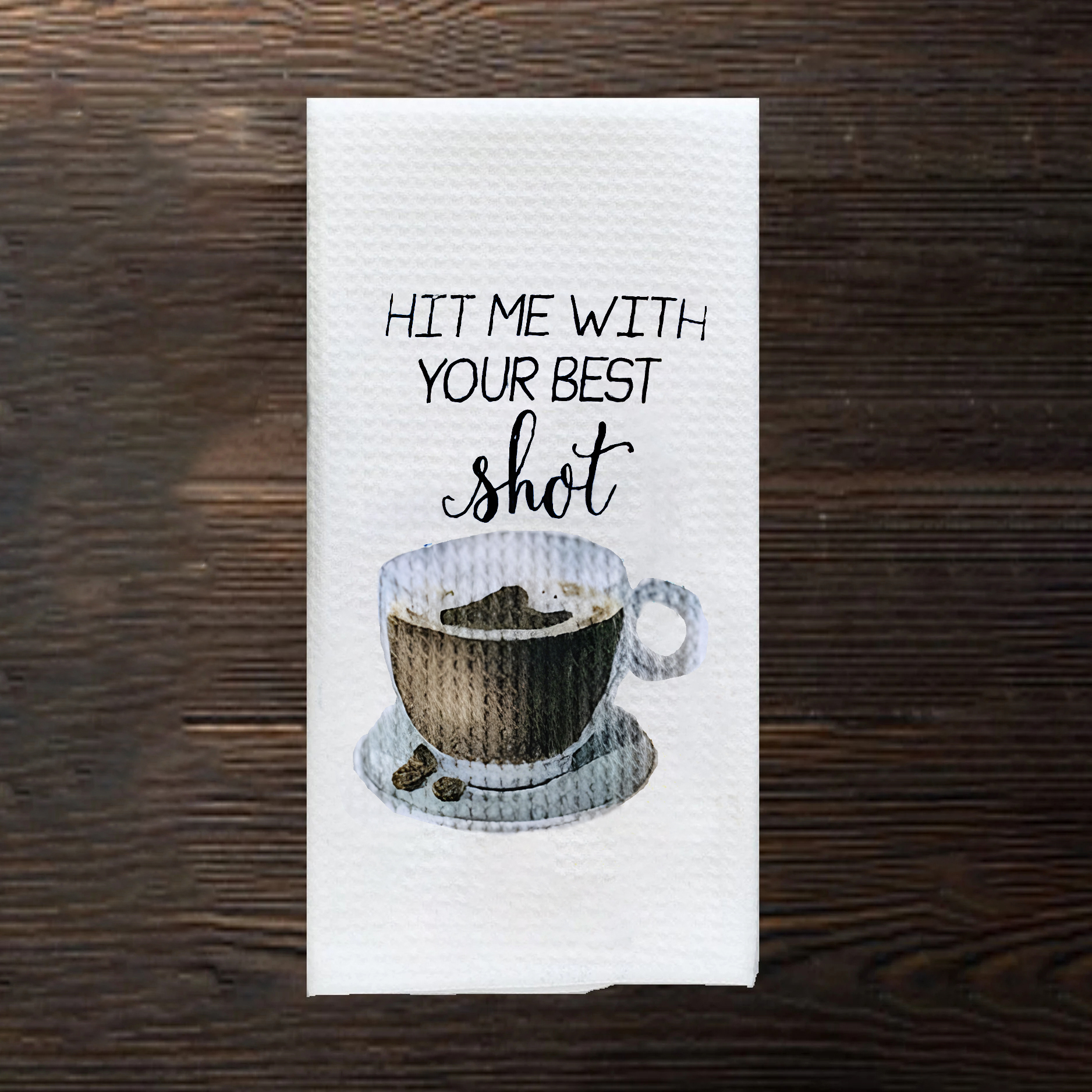 Funny Kitchen Towels - Coffee Decor