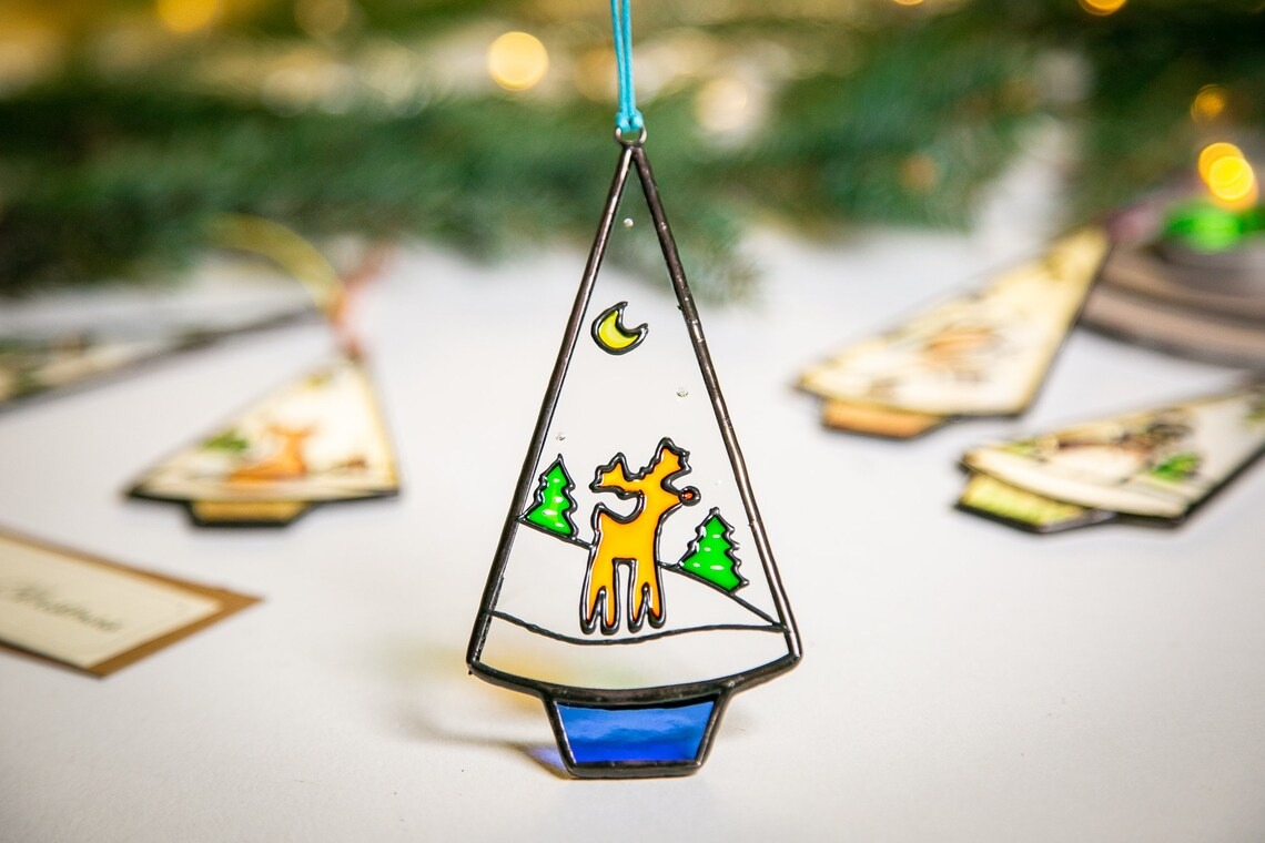  🎄✨Stained Winter holiday gifts