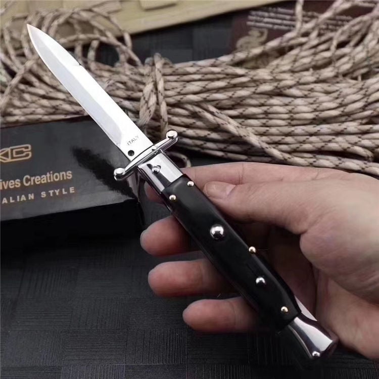 Pure Handmade Old School Italian Stiletto Pocket Knife - Buy 2 Free Shipping