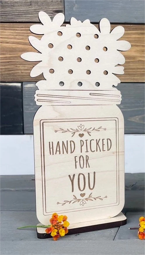 Picked For Mommy Flower Stand