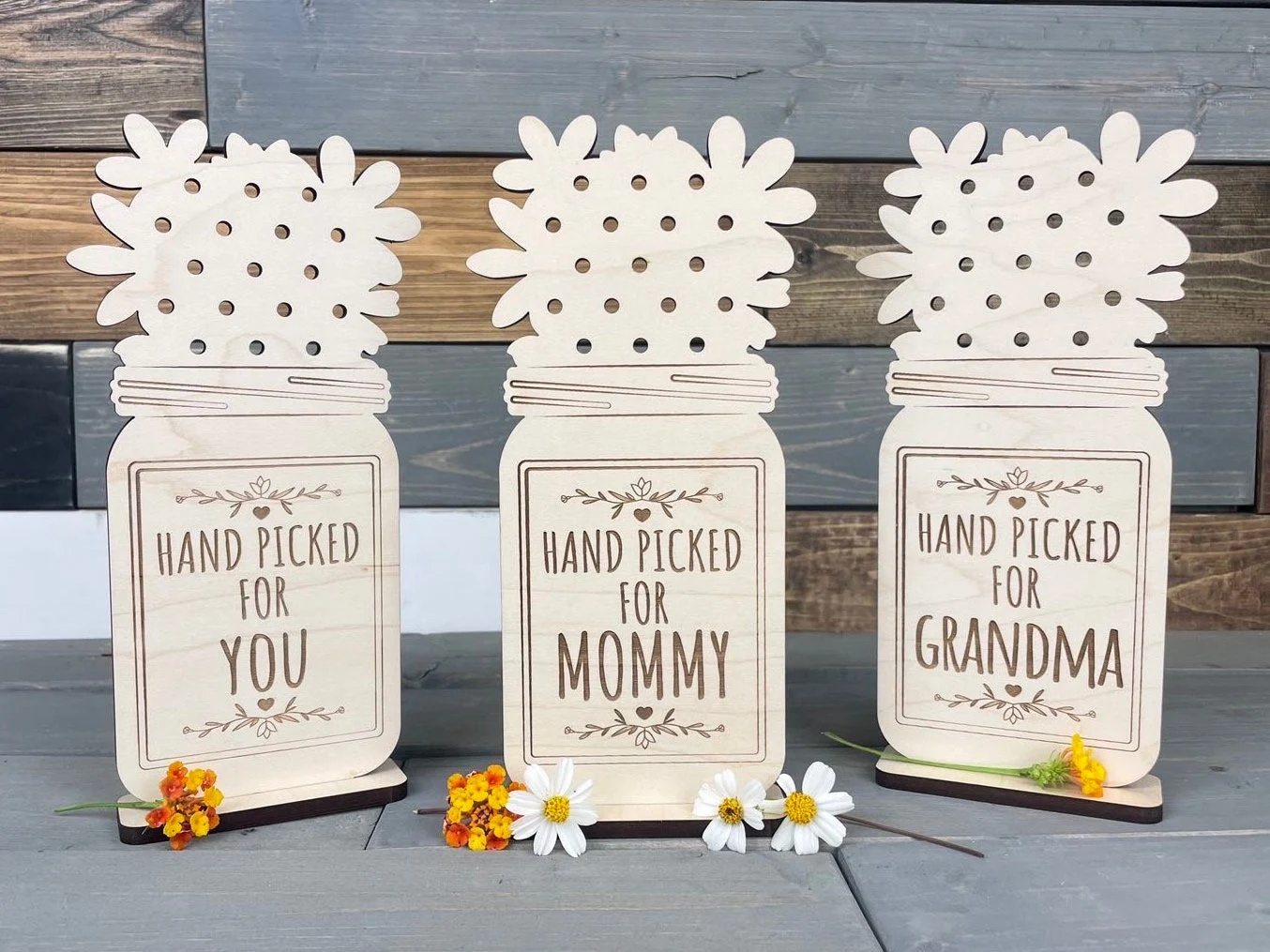 Picked For Mommy Flower Stand