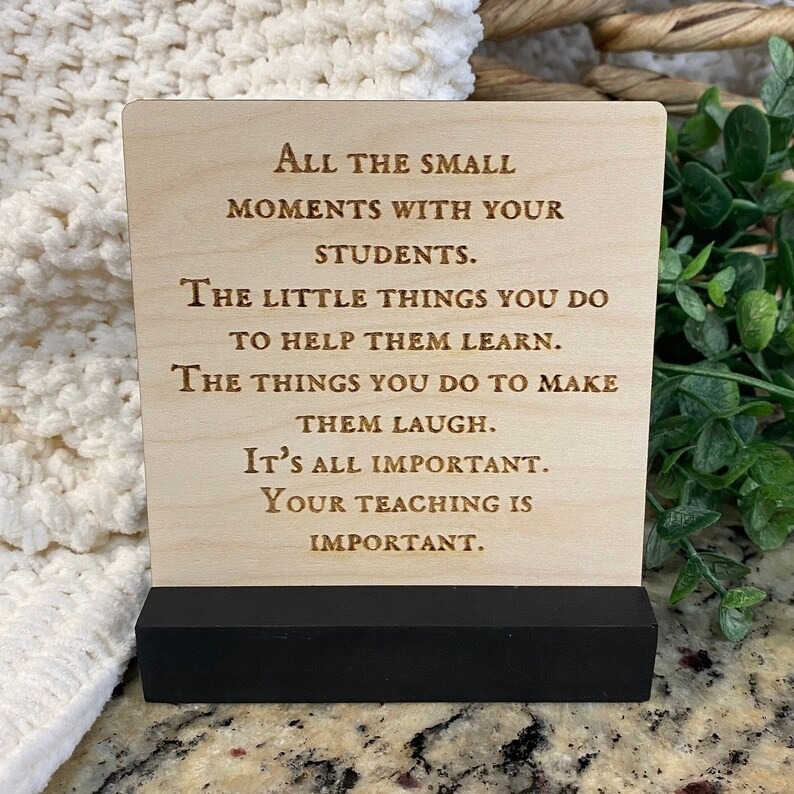 💕Thank You Gift - Mini Wooden Sign💌