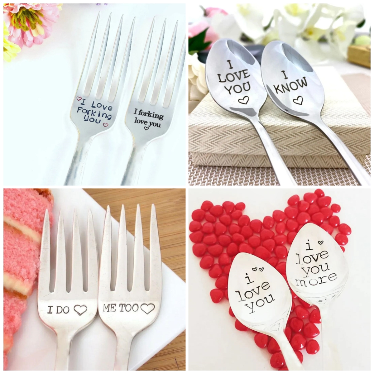 💕Couple's Forks & Spoon Gift🎁