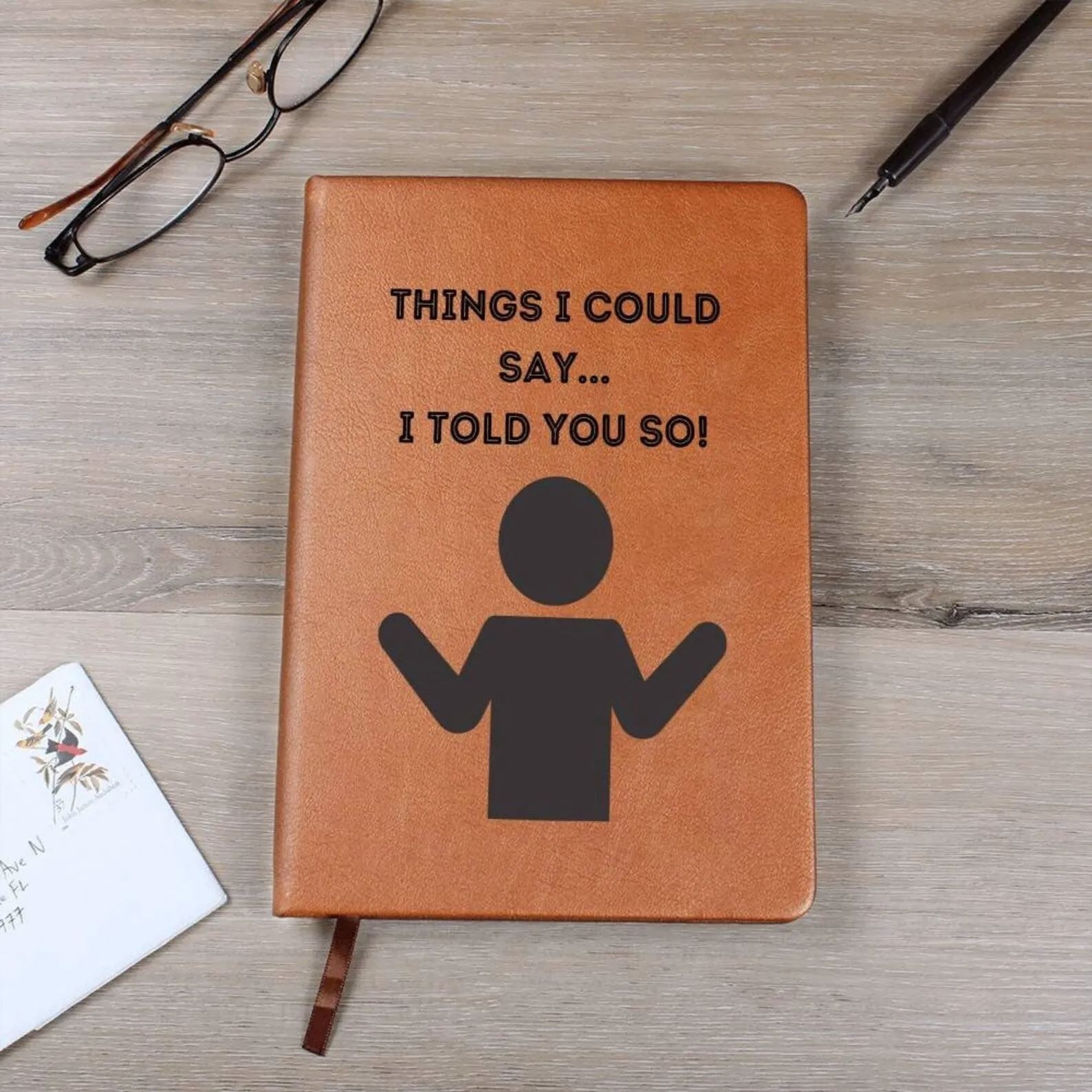 😂Funny Leather Notebook