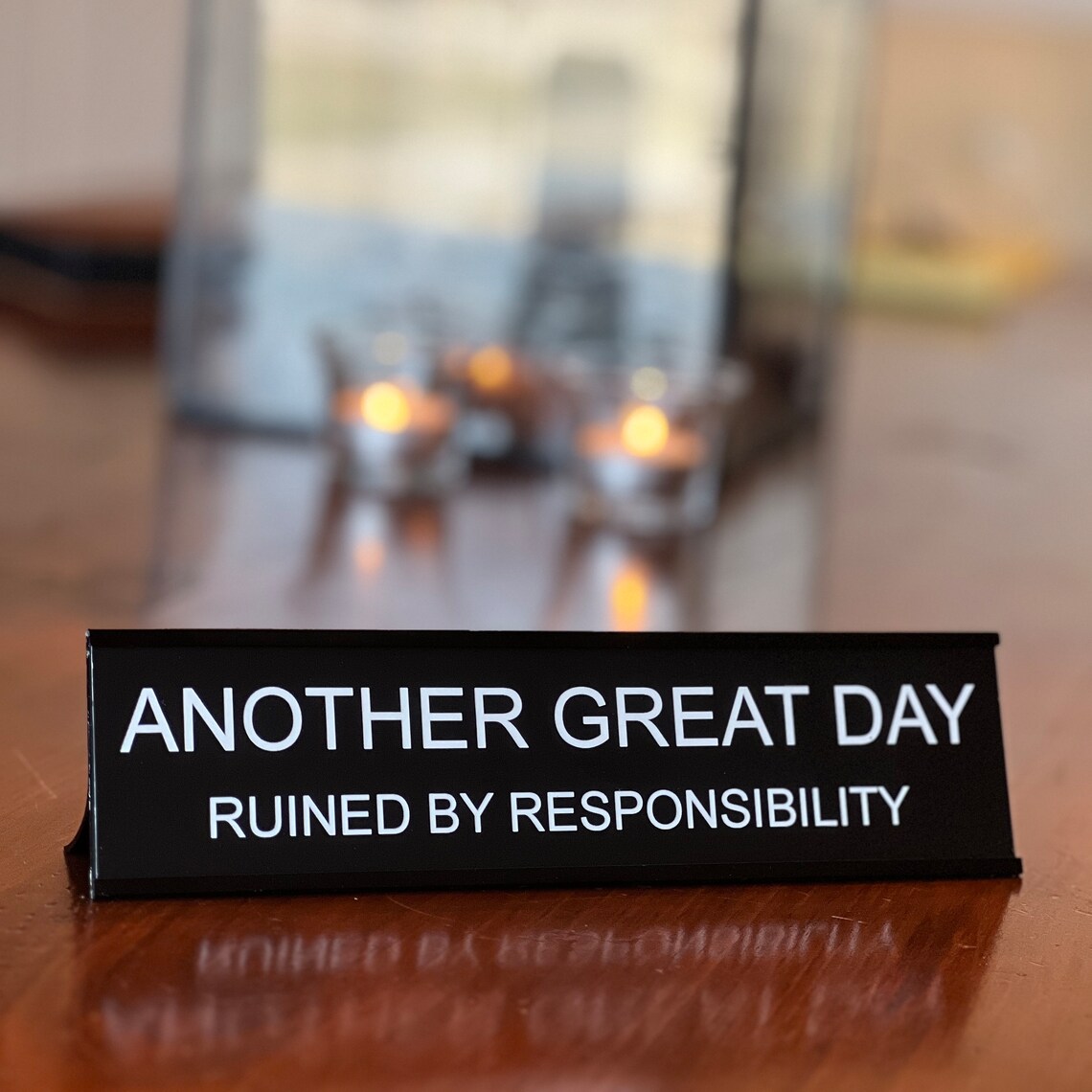 Amusing Desk Plate Office Decor