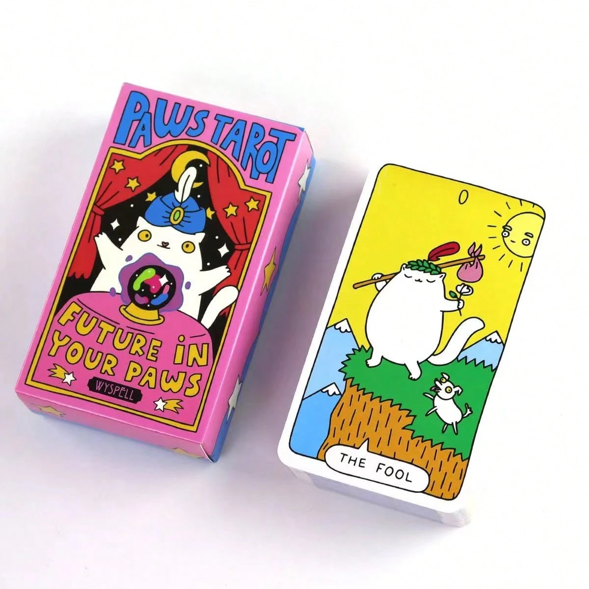 🐾Last Day 49% OFF 🐱Cat Tarot Cards🔮For Cat Lovers And Tarot Beginners, Great For Party Entertainment