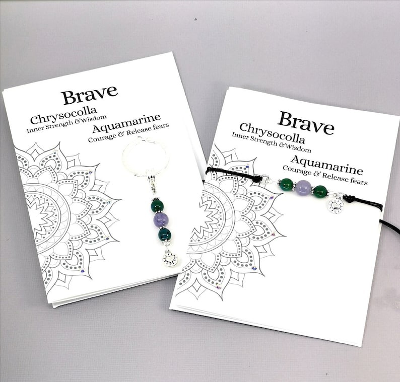 💖Healing Gemstone Bracelet Keychain