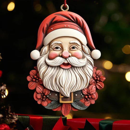 Resin Santa Claus Pendant