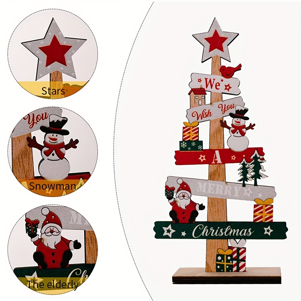 Christmas Tree Santa Claus DIY Decoration