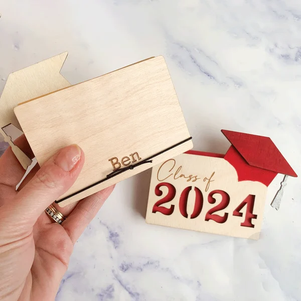 Personalised Gift Card Holder For Graduate