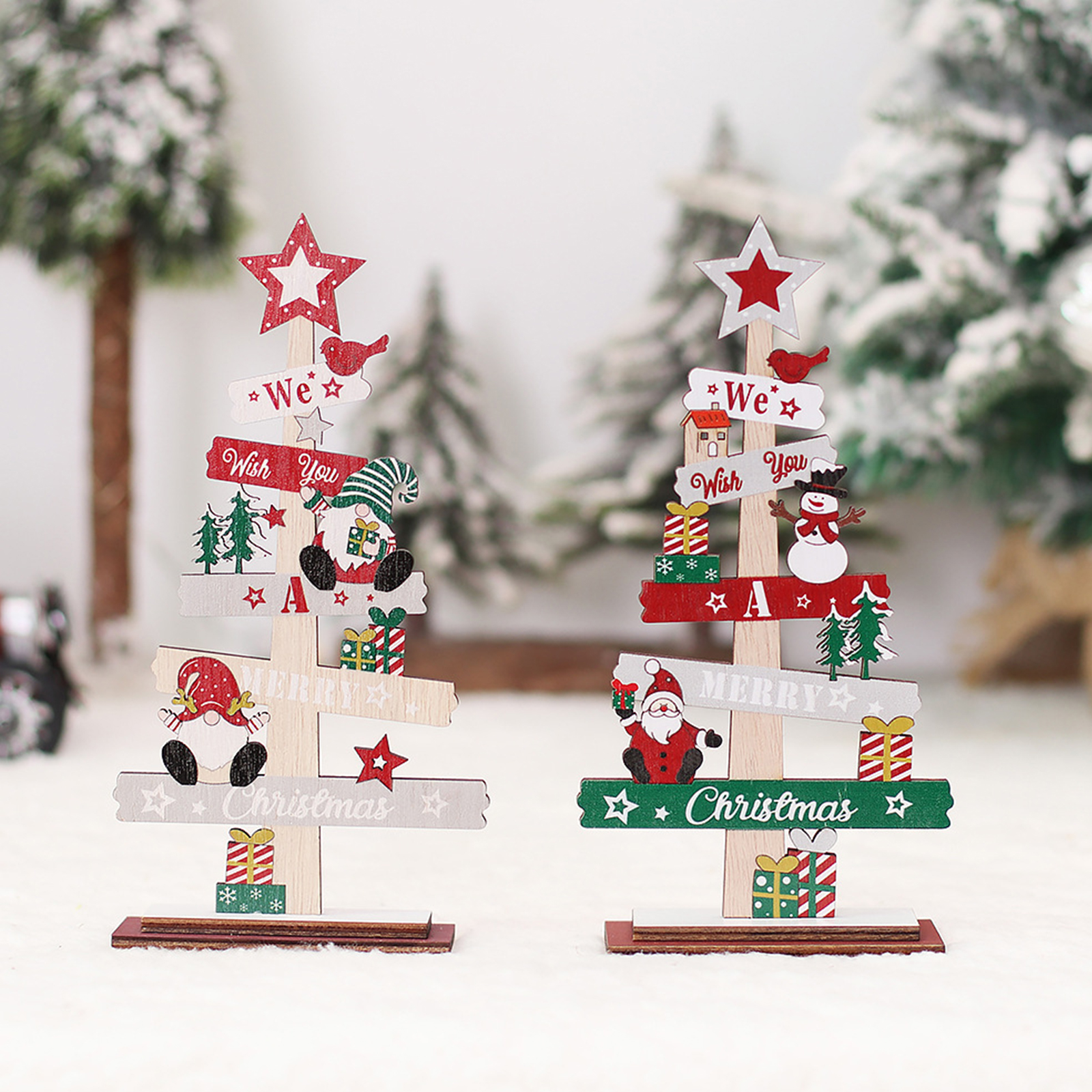 Christmas Tree Santa Claus DIY Decoration