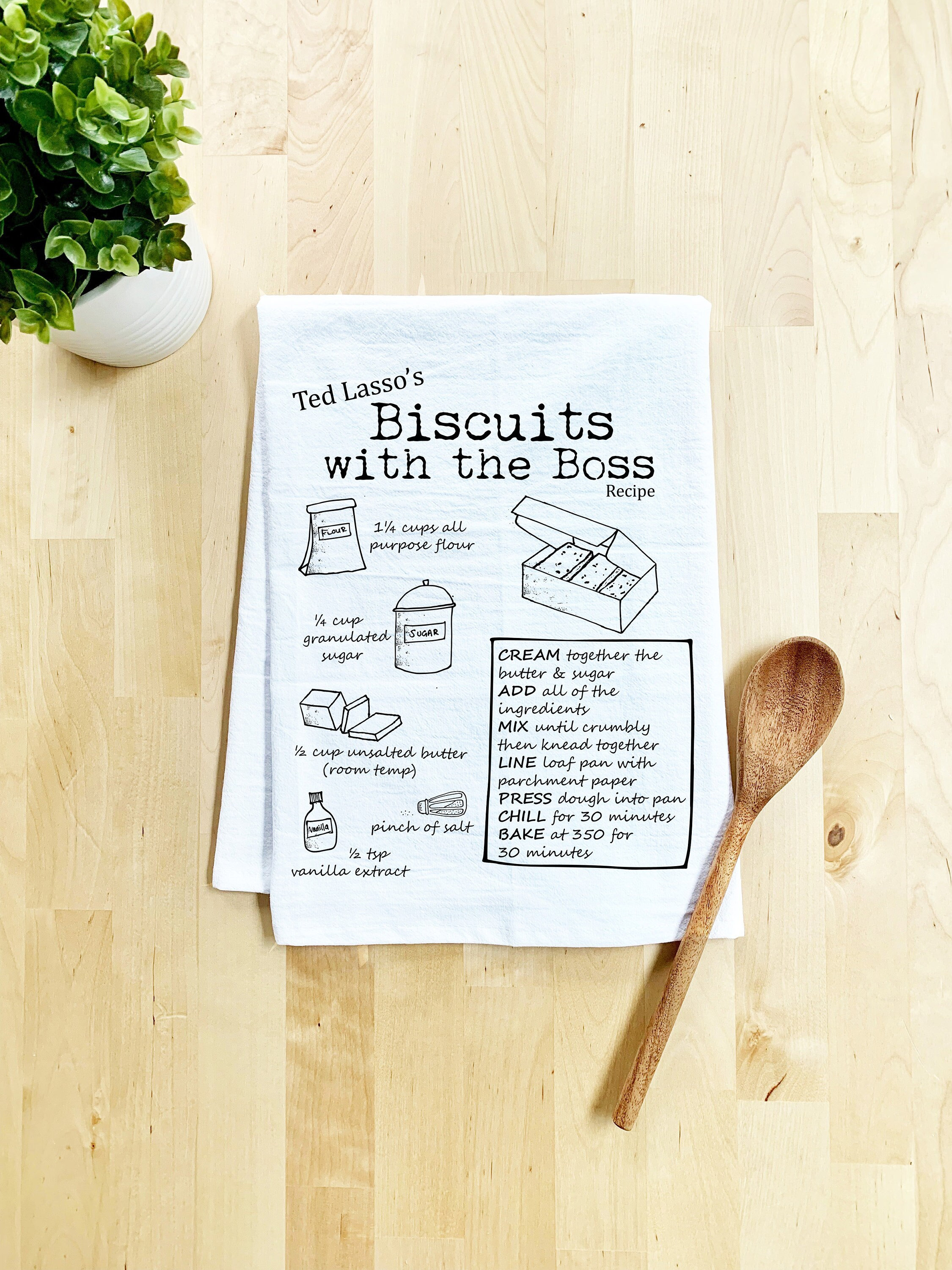 Funny Dish Towel-Biscuits With The Boss