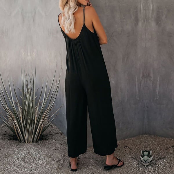 🔥Hot Sale 50% off 🔥Ultimate Flowy Jumpsuit with Pockets