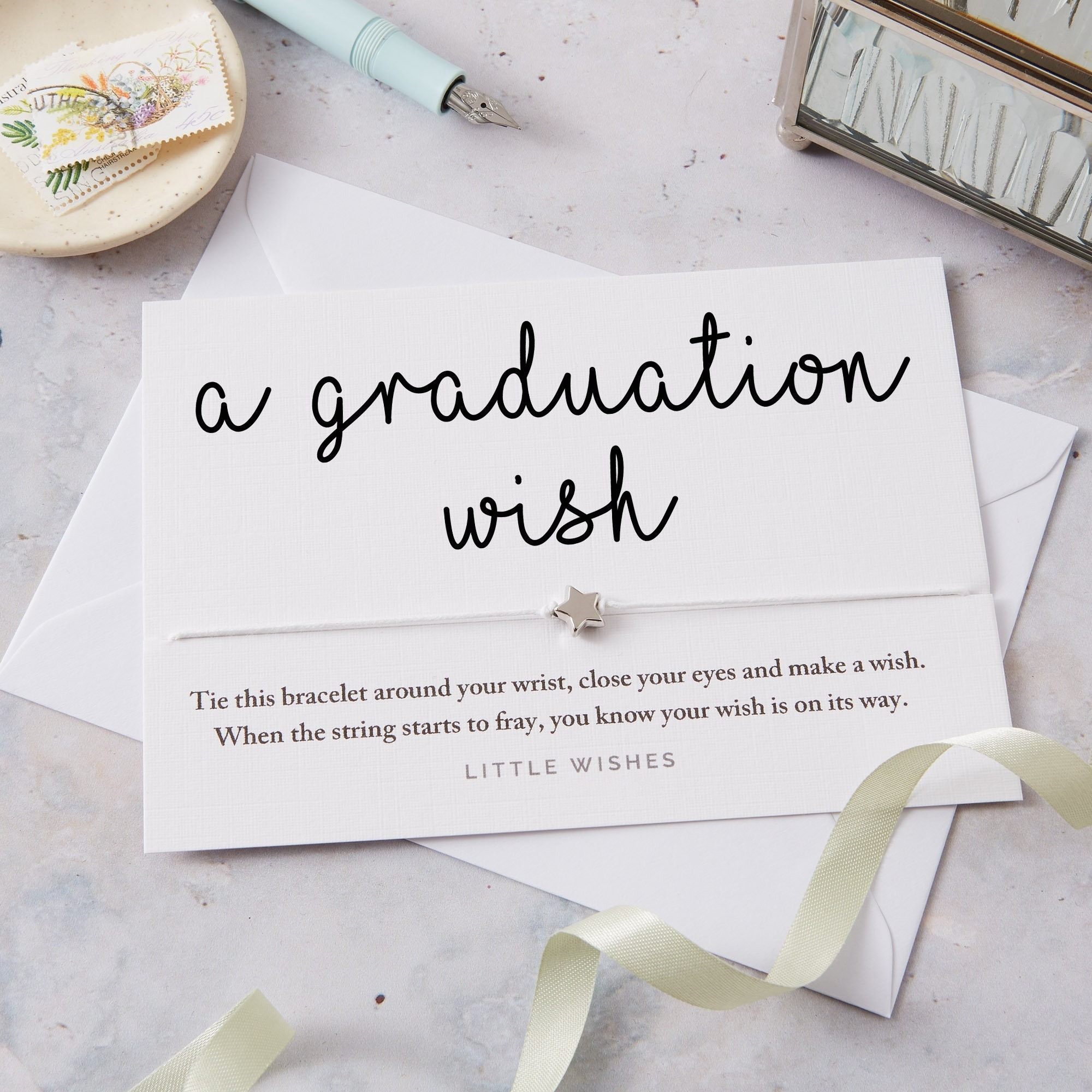 💖Star Bracelet Wishes Card Gift