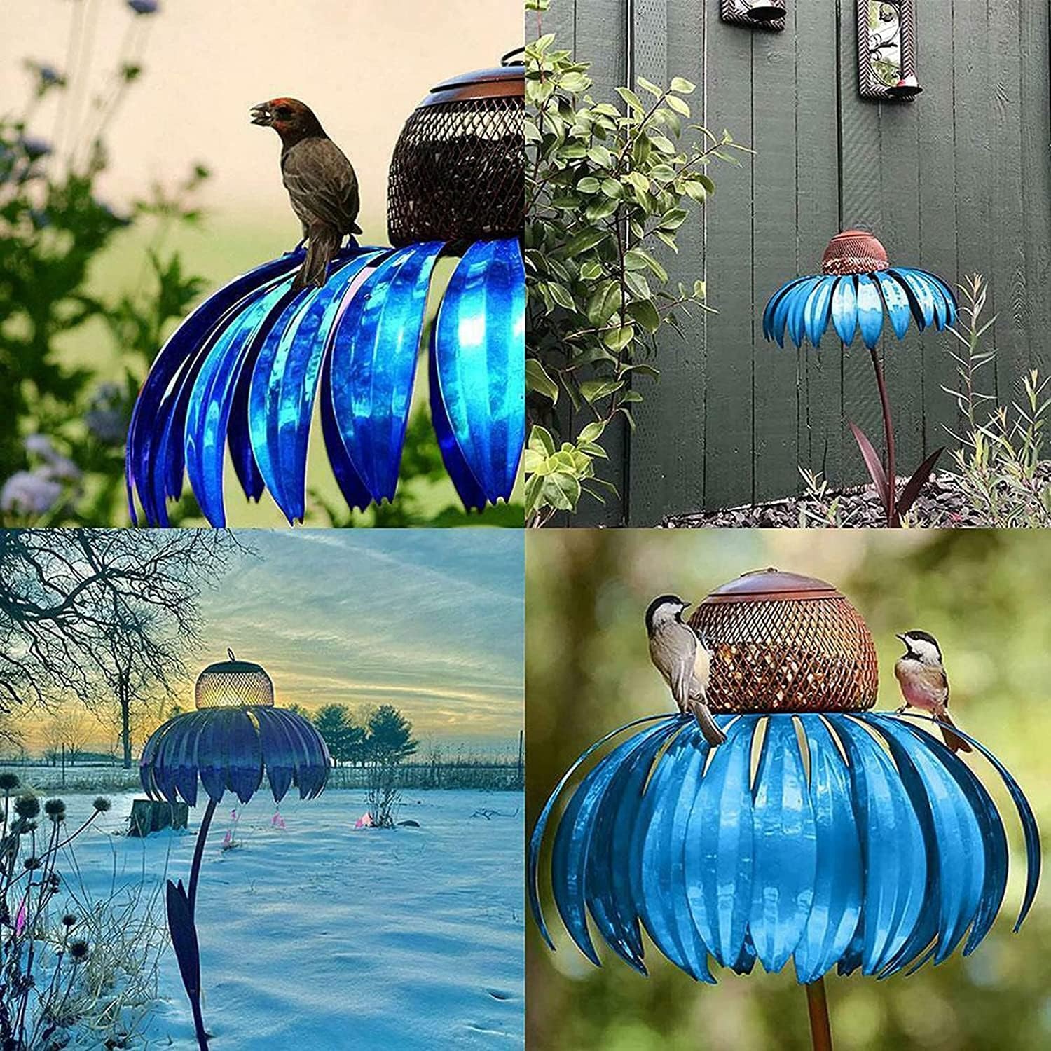 🔥HOT SALE💖2024 Outdoor Flower Bird Feeder 🌹