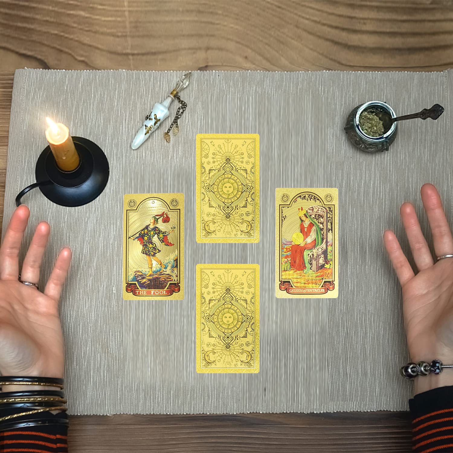 🔥Explore the Mystical World of Tarot Gold Foil Tarot