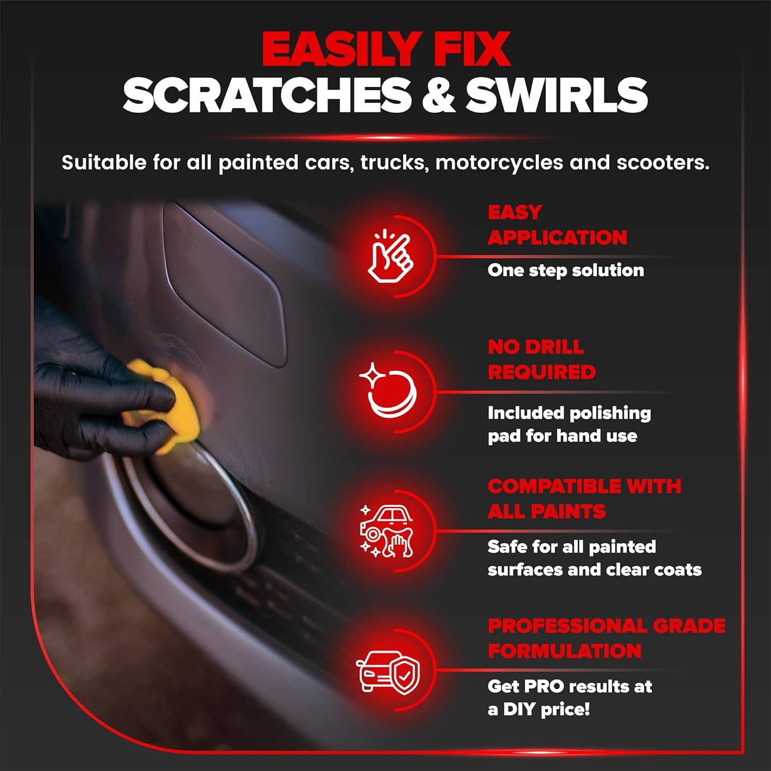Car Scratch Repair Spray（🚙 suitable for all colors car paint）