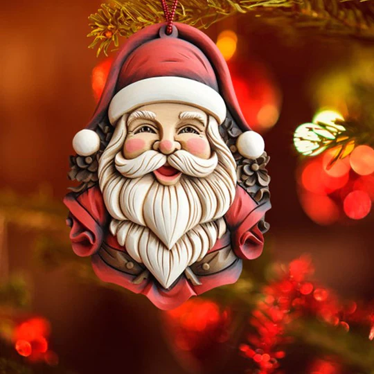 Resin Santa Claus Pendant
