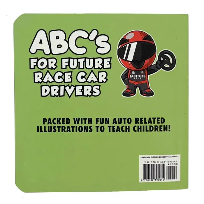 🏎️ABC Book For Future Race Car Driver