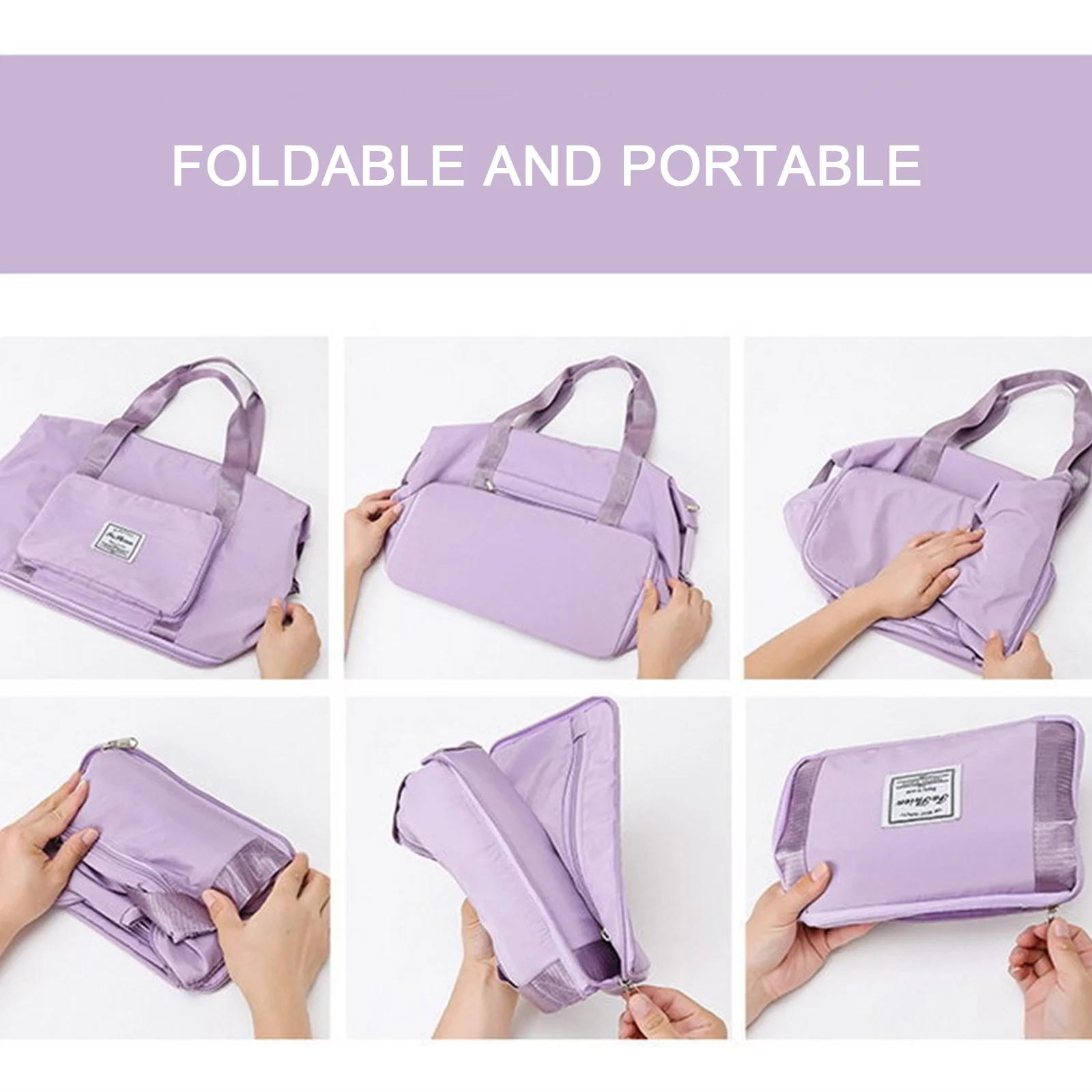 Moisture-proof double-layer large-capacity travel bag