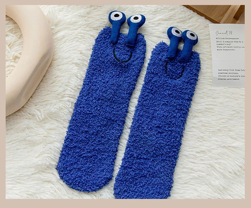 🐌Snail Fluffy Floor Socks