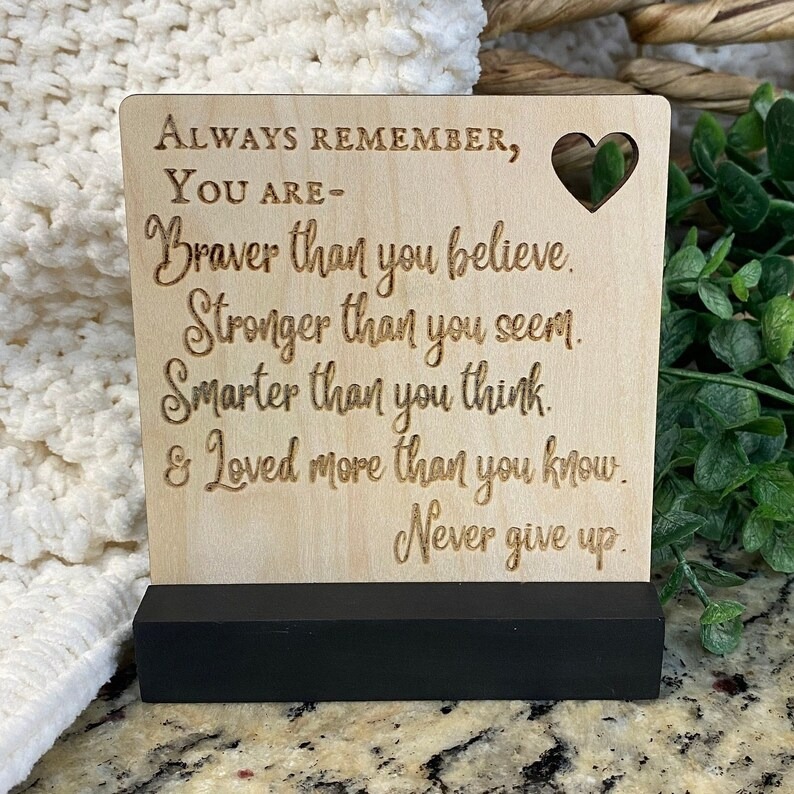 💕Thank You Gift - Mini Wooden Sign💌