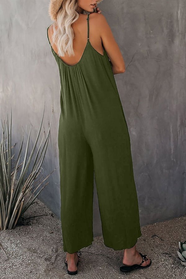 🔥Hot Sale 50% off 🔥Ultimate Flowy Jumpsuit with Pockets