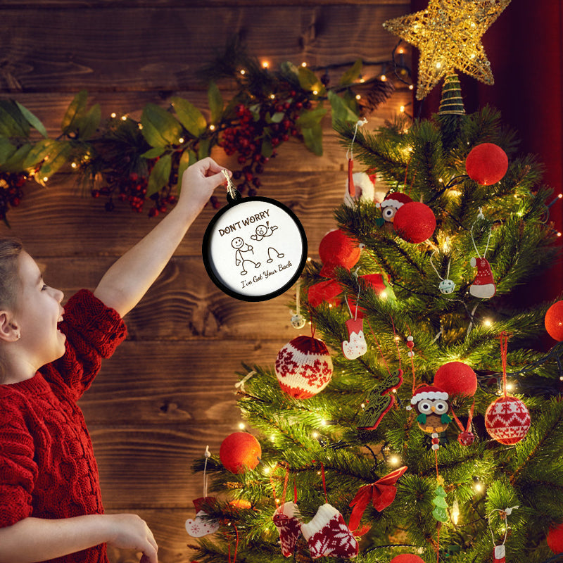 🎄Funny Wooden Tree Ornament