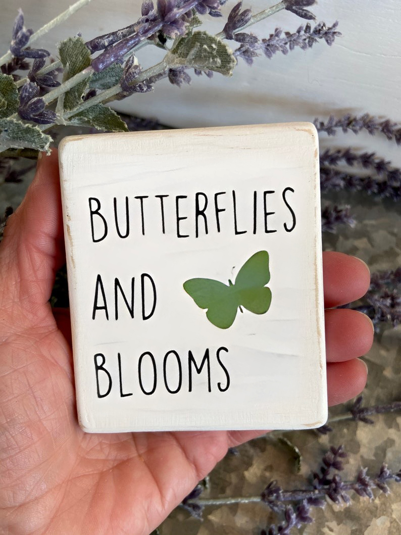 Spring mini wood signs