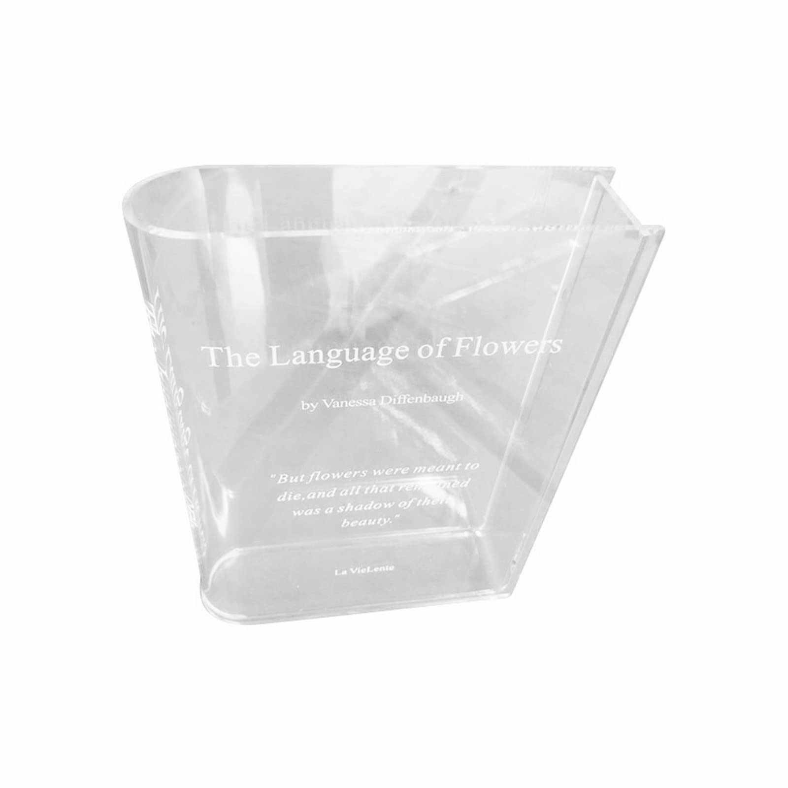 🌹VALENTINES DAY GIFTS IDEAS-BOOK SHAPE ACRYLIC VASE