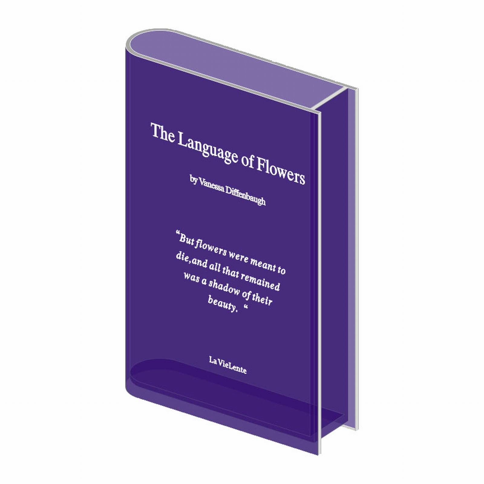 🌹VALENTINES DAY GIFTS IDEAS-BOOK SHAPE ACRYLIC VASE