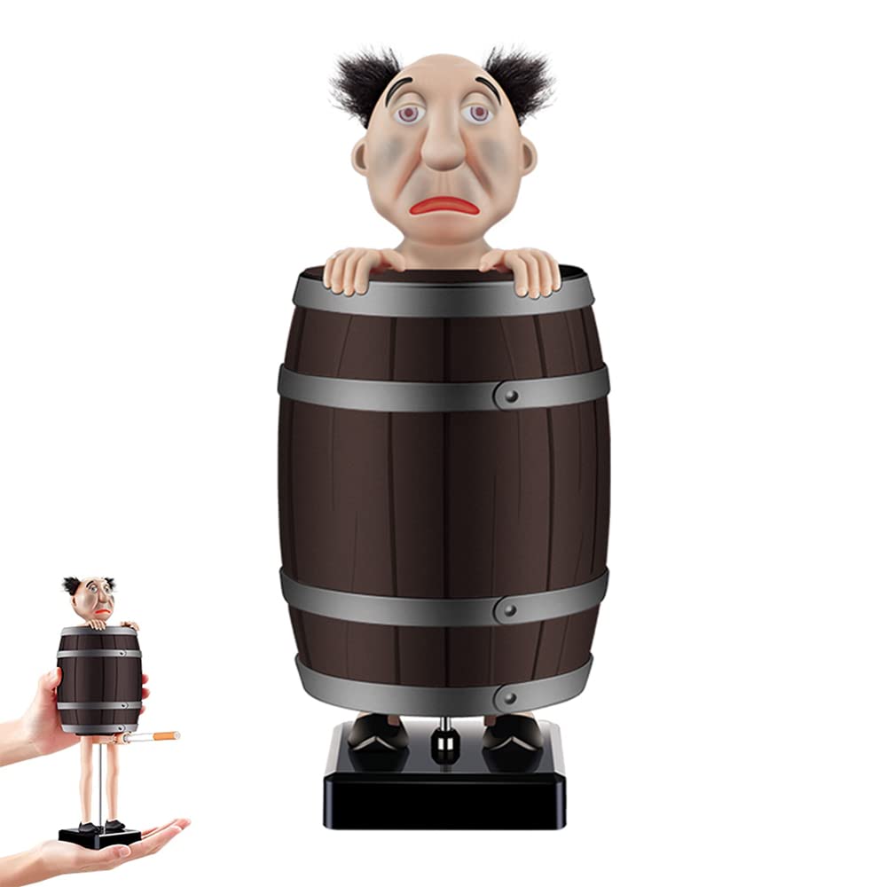 🤣STRANGE UNCLE SANTA WOODEN BARREL CIGARETTE BOX🎅