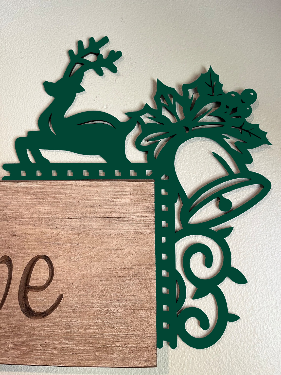 Christmas Door Corner Sign