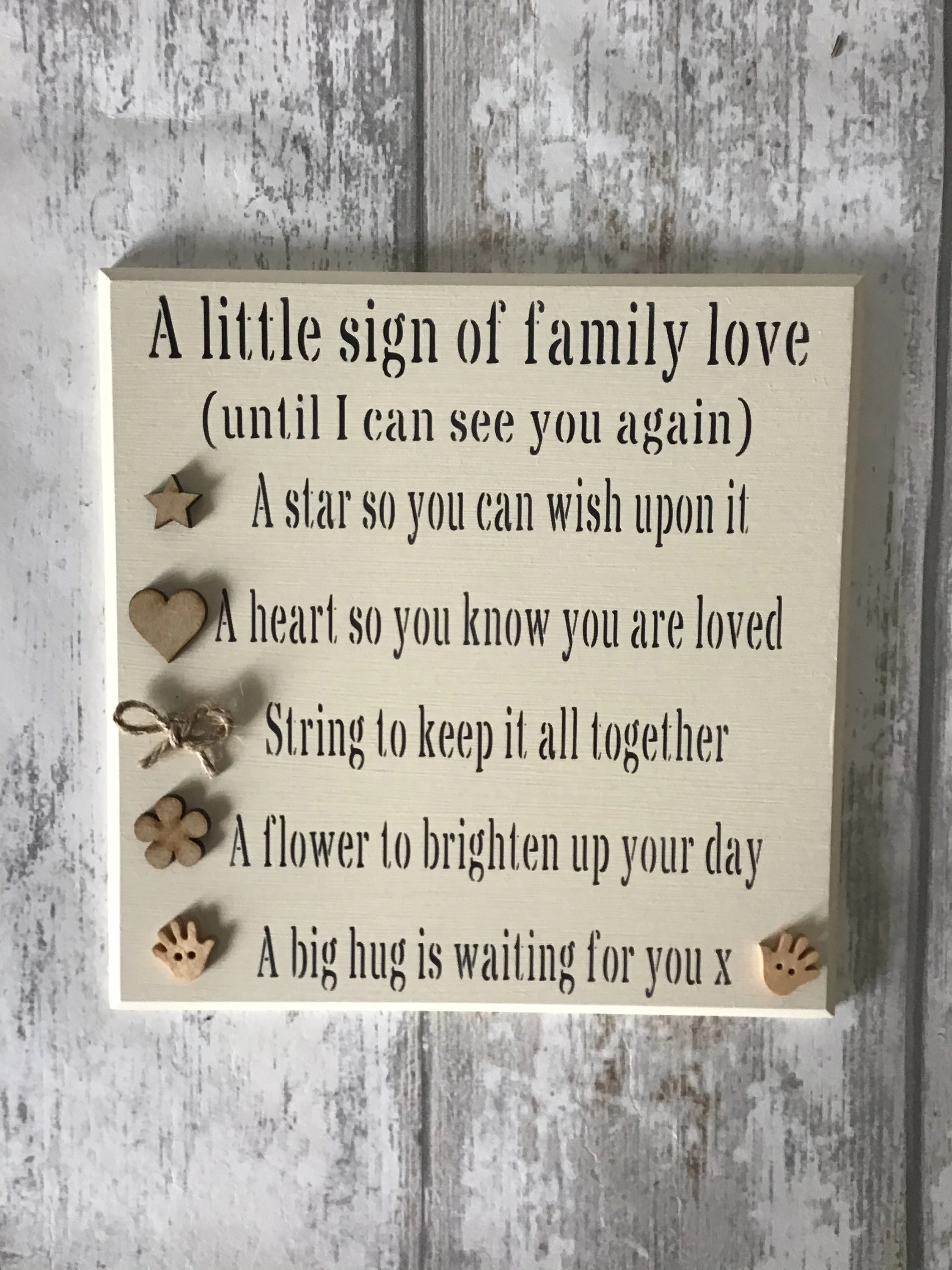 ✨Wooden Sign For Loved One - Gift For Them