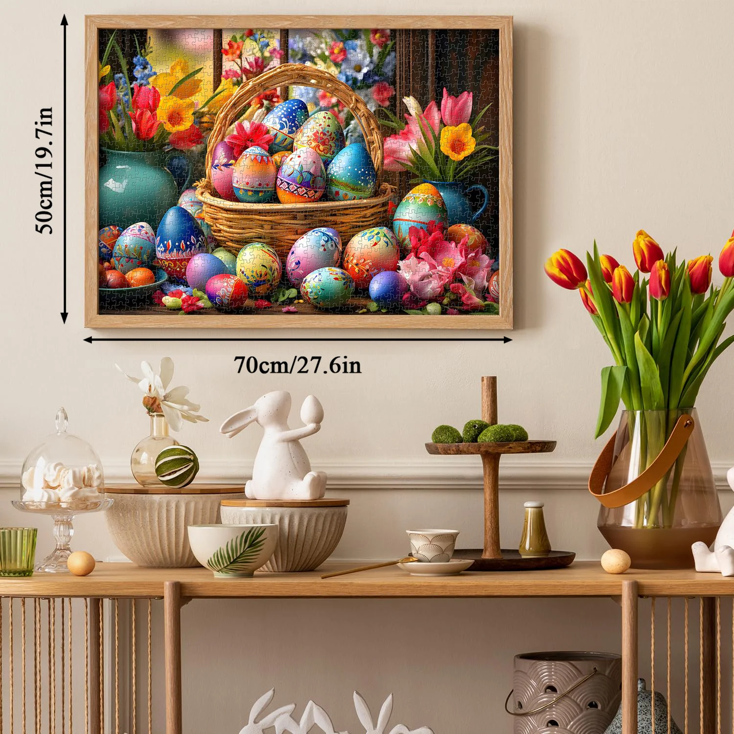 Easter Eggs & Blooms Jigsaw Puzzle 1000 Pieces