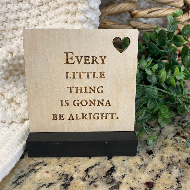 💕Thank You Gift - Mini Wooden Sign💌