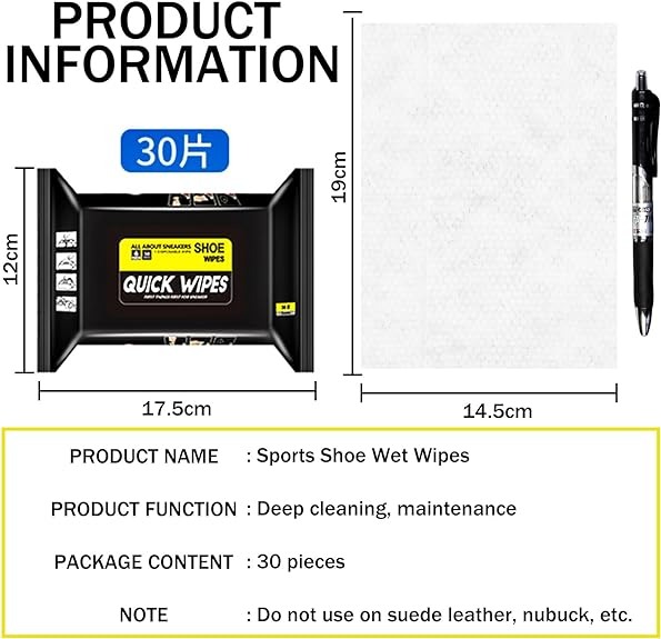 White Shoe Quick Wipes