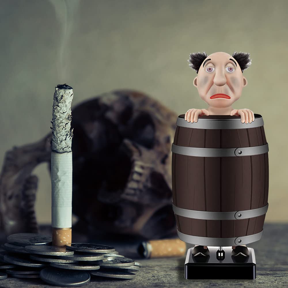 🤣STRANGE UNCLE SANTA WOODEN BARREL CIGARETTE BOX🎅