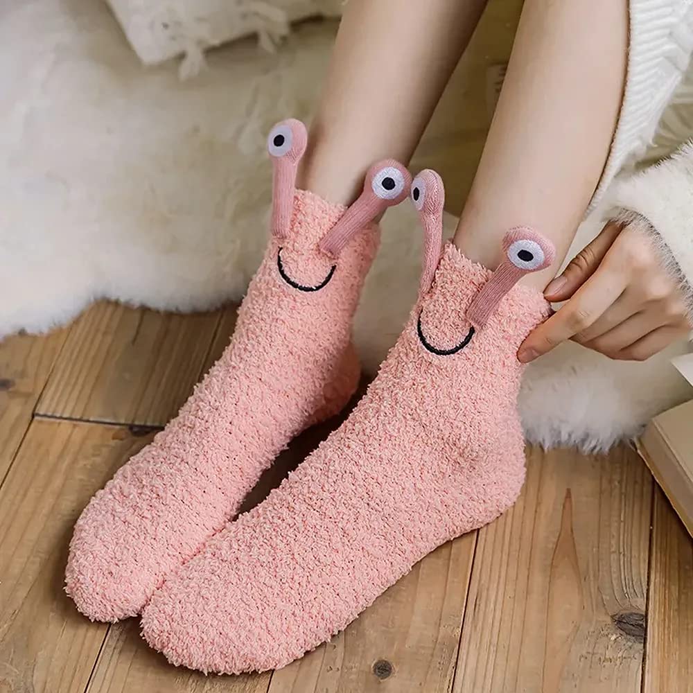 🐌Snail Fluffy Floor Socks🧦