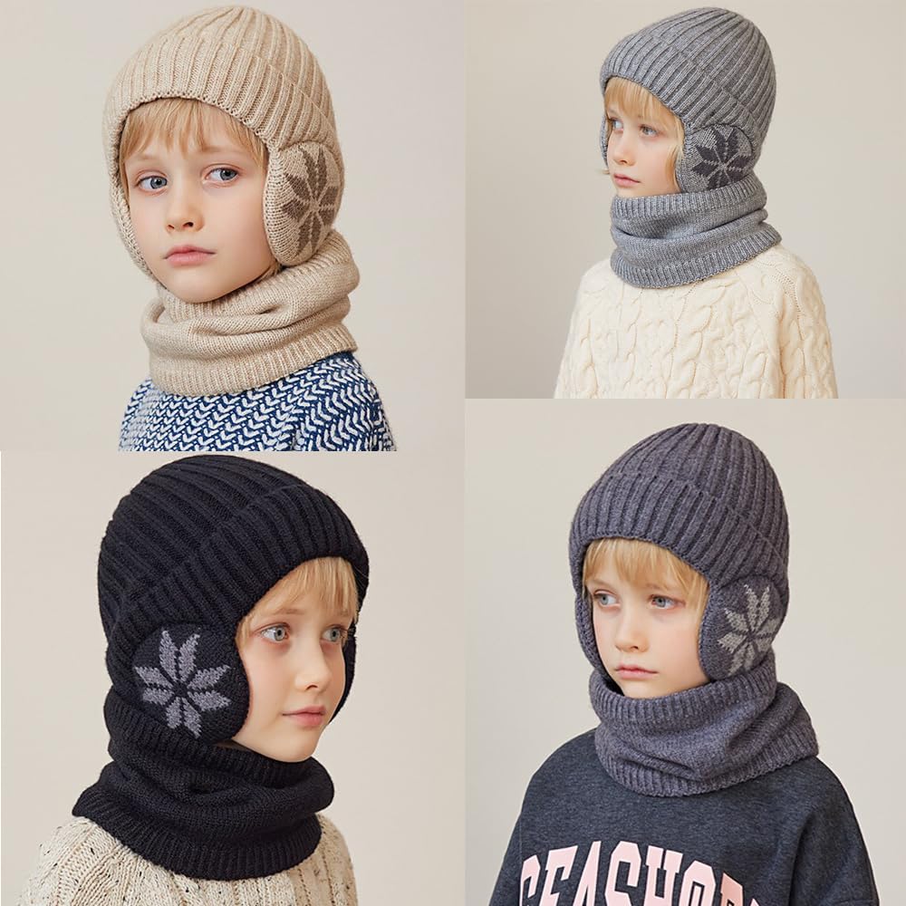 🧣Children's Winter Fleece Scarf Suit