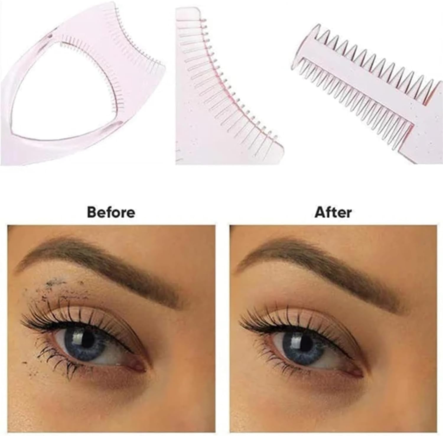 🔥3in1 Eyelashes Tools Mascara Shield Applicator Guard