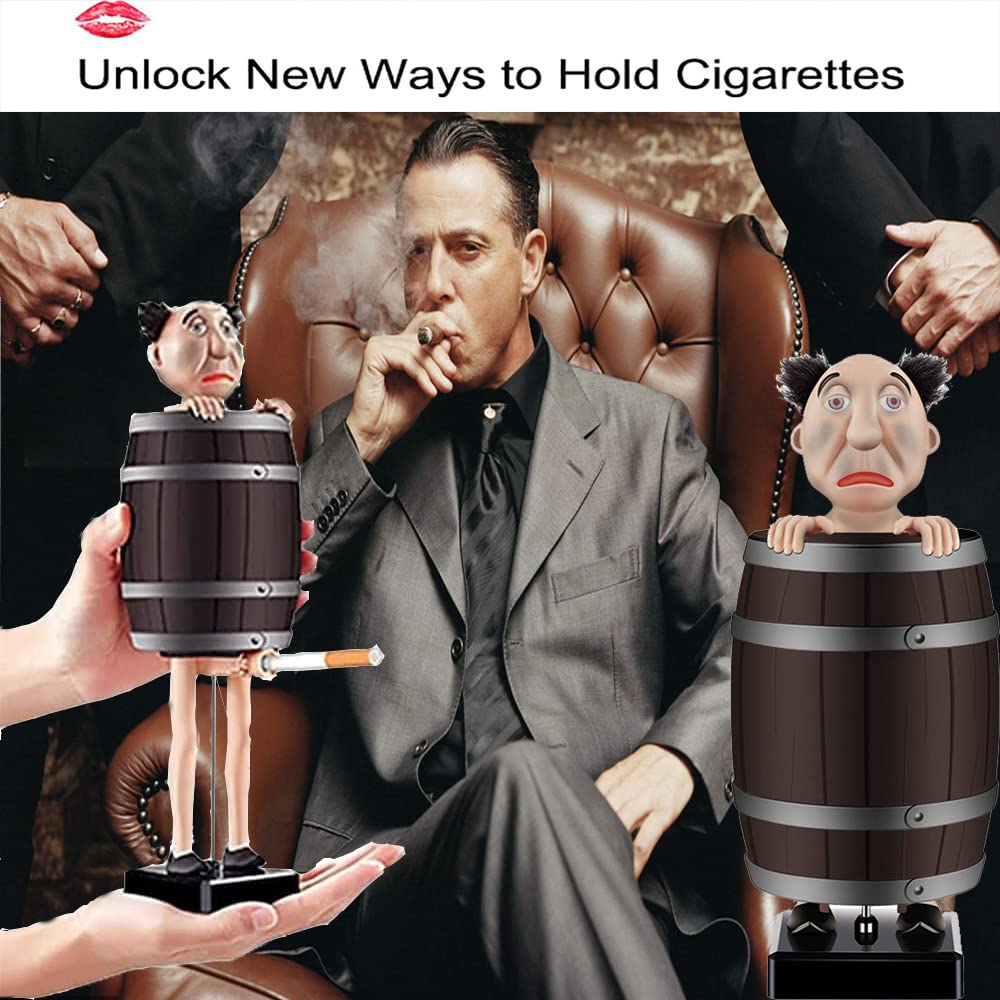 🤣STRANGE UNCLE SANTA WOODEN BARREL CIGARETTE BOX🎅