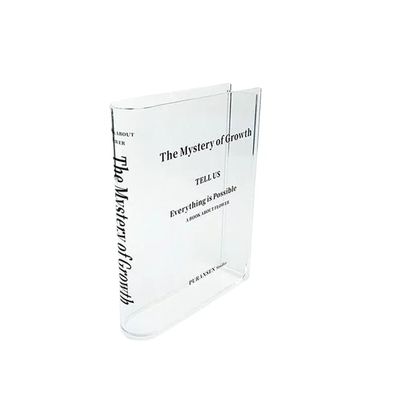 🌹VALENTINES DAY GIFTS IDEAS-BOOK SHAPE ACRYLIC VASE